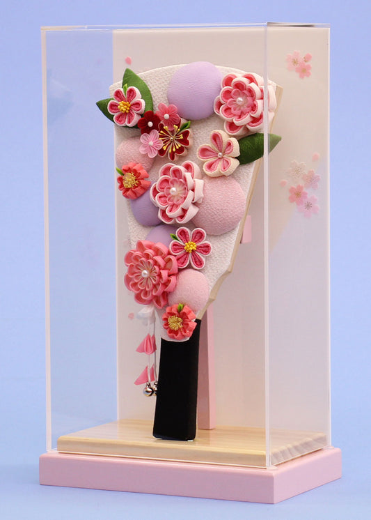 9号花づくしピンク 薄型ケース 横から