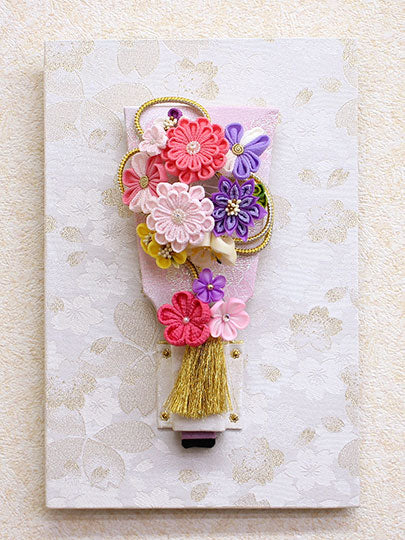 Support mural pour tableau en cerisier blanc Hagoita, n° 7