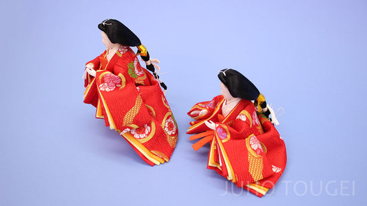 雛人形単品三人官女4 芥子サイズ322302