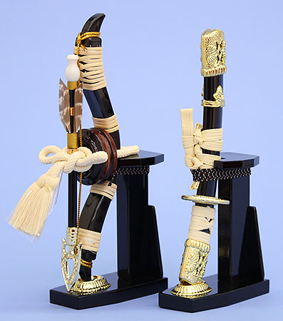 五月人偶配件,弓与剑套装单独销售 No.6 月光细长 1箭