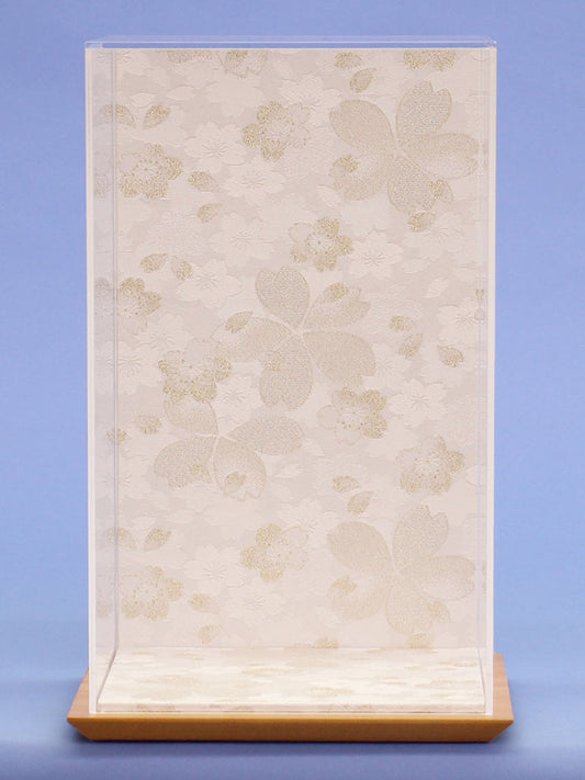 羽子板、つるし雛兼用ケース白桜アクリルスリム 正面