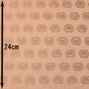 正絹金襴 かに鴛鴦(かにえんおう) 無金 厚さ:薄手24cm角見本