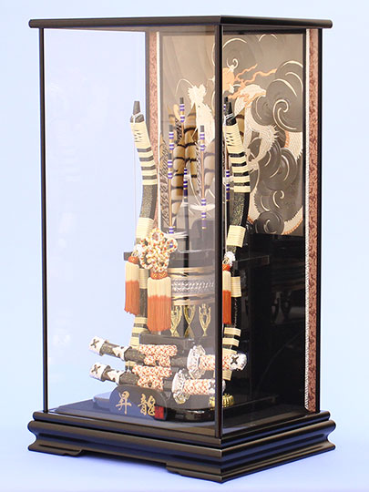 破魔弓ケース飾り 17号昇龍 横から