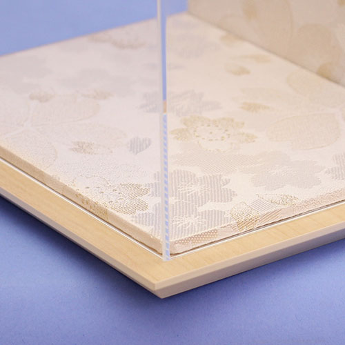 羽子板用ケース 白桜アクリル 台ズーム