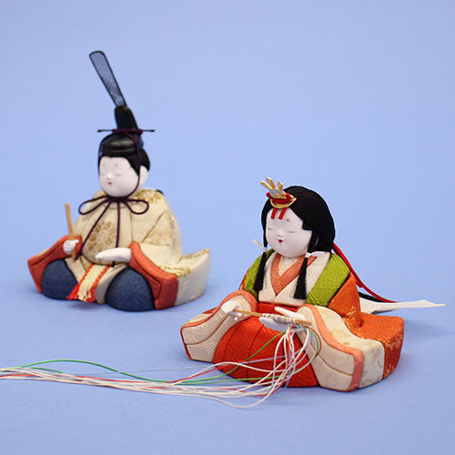 木目込み雛人形単品 幸一光作 はる 横から