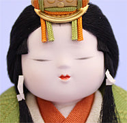 木目込み雛人形単品 幸一光作 うらら 姫顔