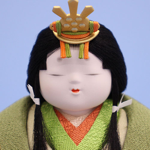 木目込み雛人形単品 幸一光作 蘭 姫顔