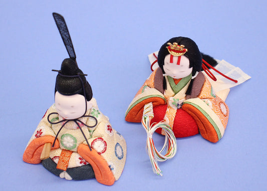 木目込み雛人形単品 幸一光作 とのとひめ 上から