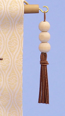 名前旗男の子用 高さ 30cm ナチュラル(ミニ)刺繍