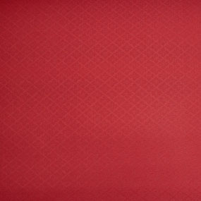 ポリエステル金襴緋色(ひいろ) 花菱柄 かさね 厚さ:薄手24cm角見本