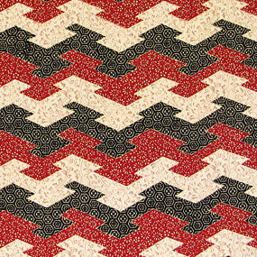 人形専門店の和布、柄縮緬をはぎれで販売 9078wbr