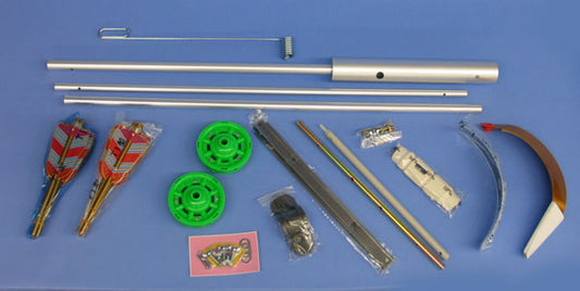 鯉のぼり用名旗矢車 (筒と旗の軸はアルミ製) 内容