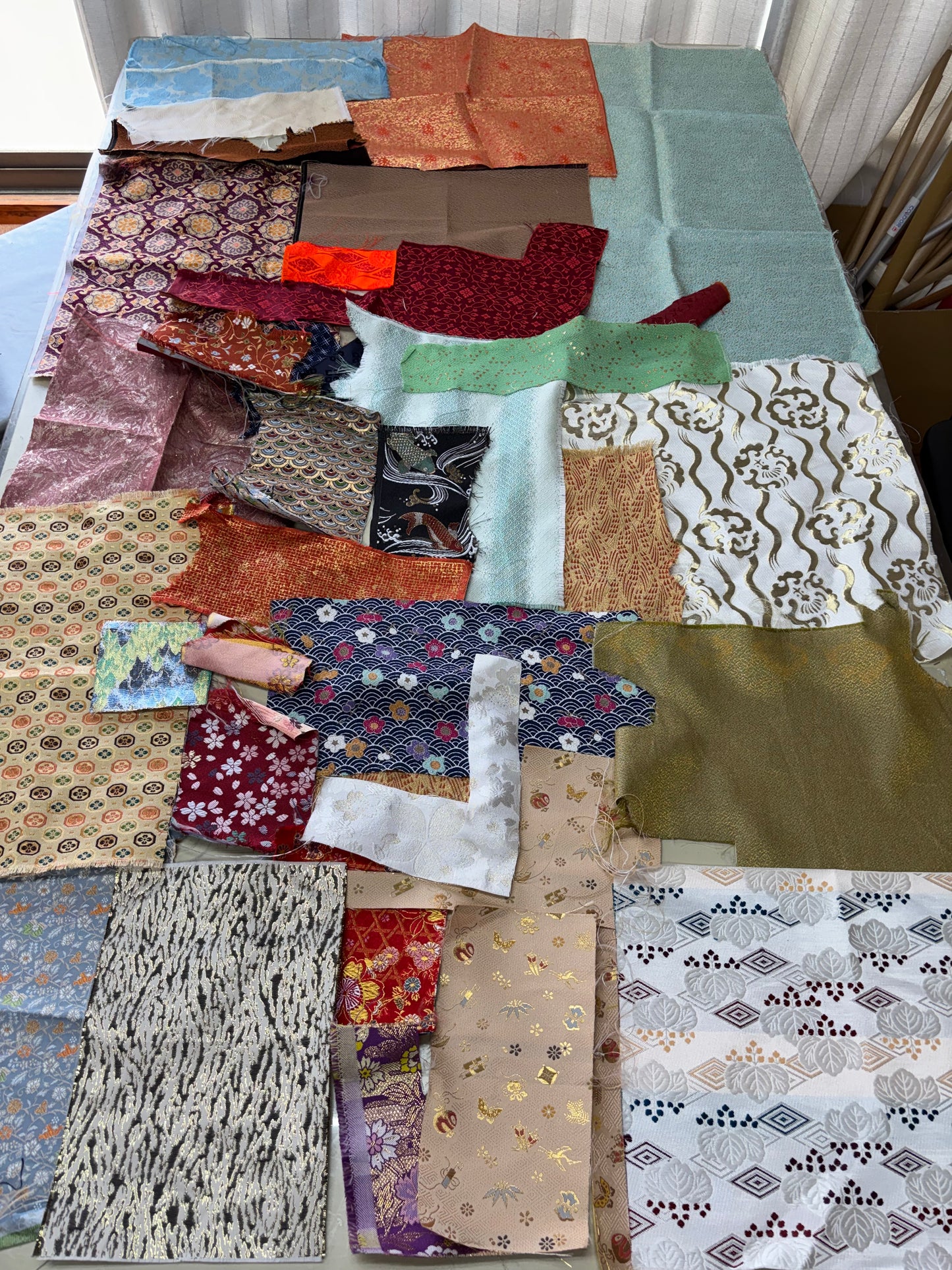 特价锦缎布料碎片・数量限定・A型