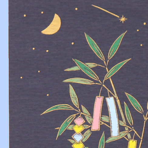 modern 掛け軸 七夕 奥田久志