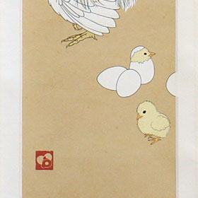 rouleau de sushi suspendu moderne en rouleau de poulet