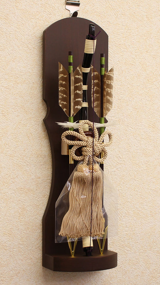 破魔弓出し飾り 旭 壁掛け