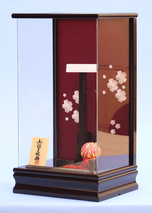 羽子板用ケースアクリルカブセケース(ブドウ) 横から