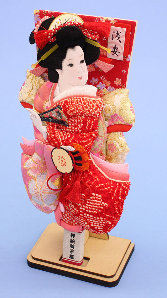 押絵羽子板 鹿の子華舞 スタンド付き 右から