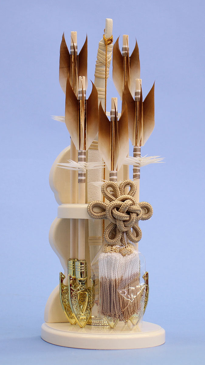 破魔弓出し飾り 8号 匠 左から