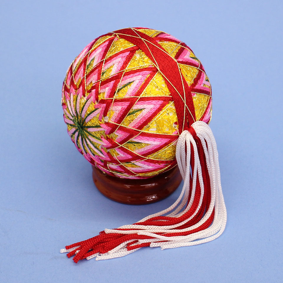 6cm まり飾り台付き