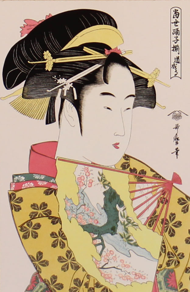 浮世絵 喜多川歌麿 道成寺 複製画