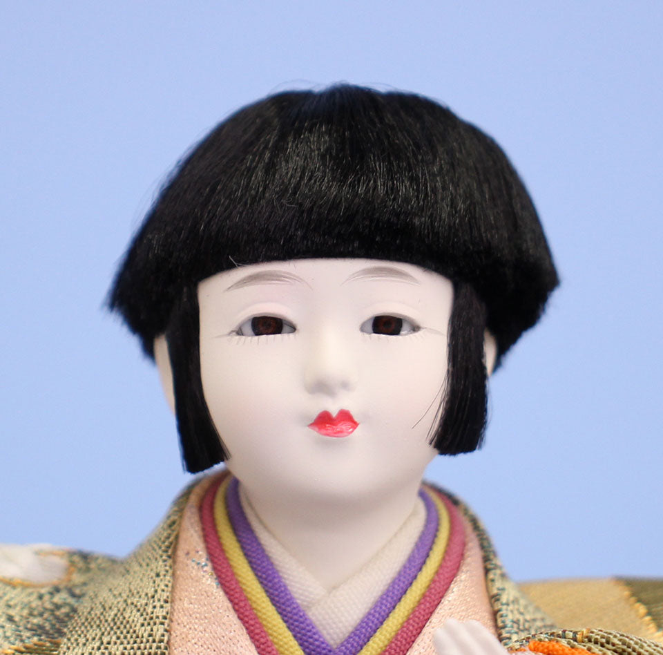 雛人形単品 芥子五人囃子 顔