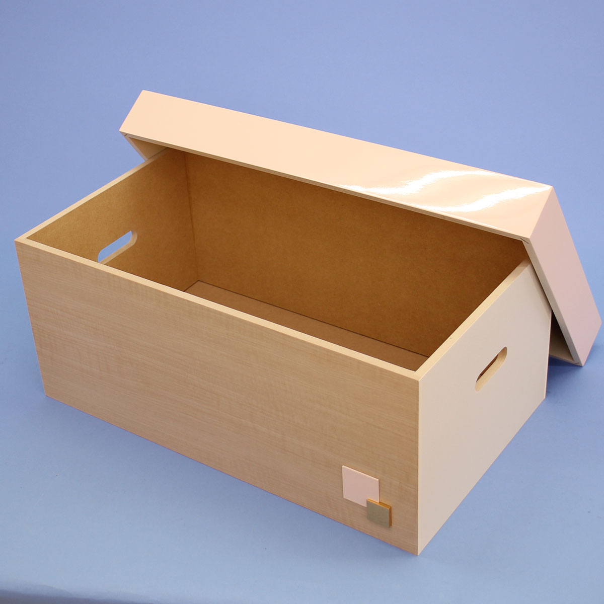 雛人形・収納台屏風セット 幅52cm バニラ花萌え