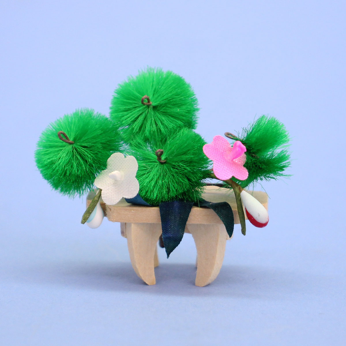 雛人形の持ち物、小道具 京風三人官女用 島台 ②極小