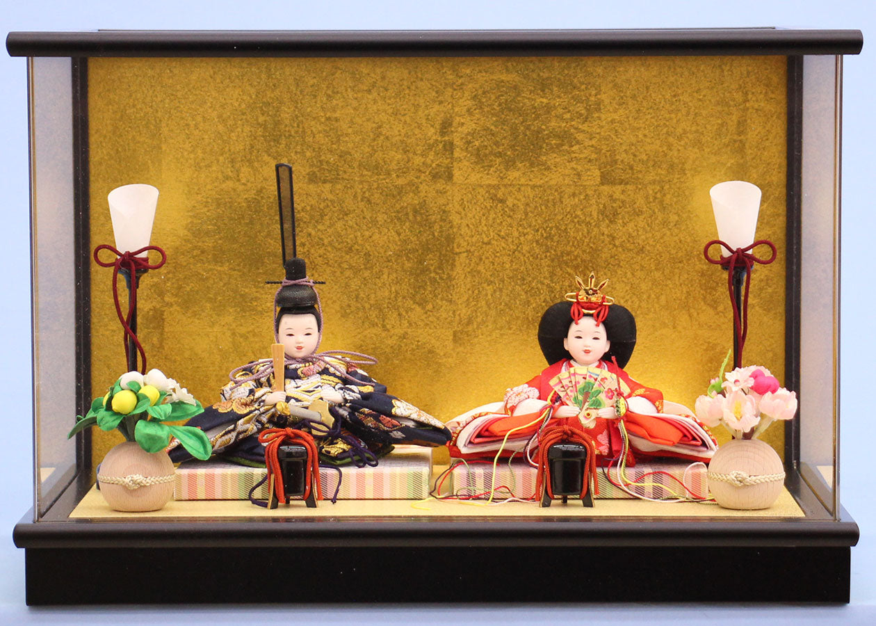 伝統的なひな人形 赤いディスプレイケース ケース飾り | 【公式】 人形の久月オンラインストア