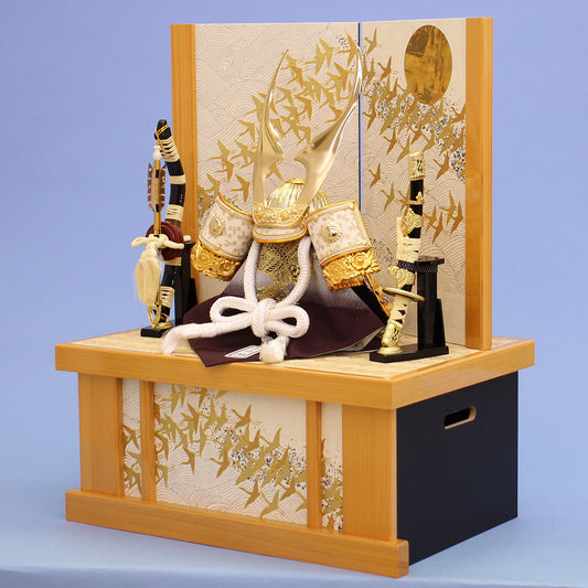 五月人偶兜收纳套装 宽45cm 紧凑型12号 国土兜 月千鹤收纳套装