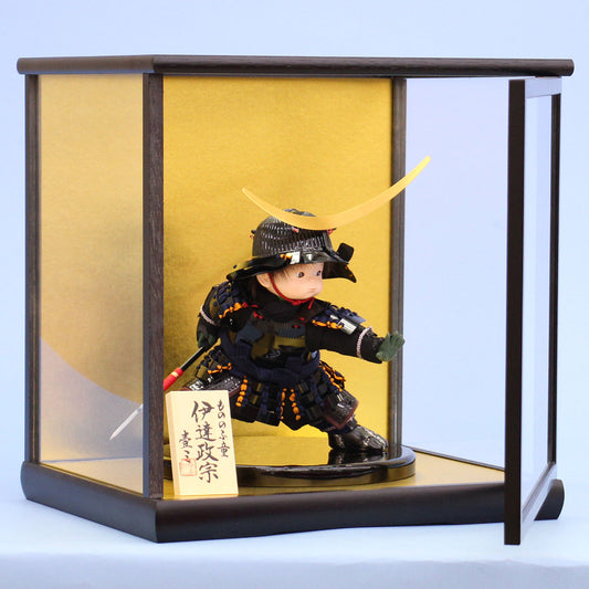 壹三作 もののふ童 政宗見参 ケース入り 横から