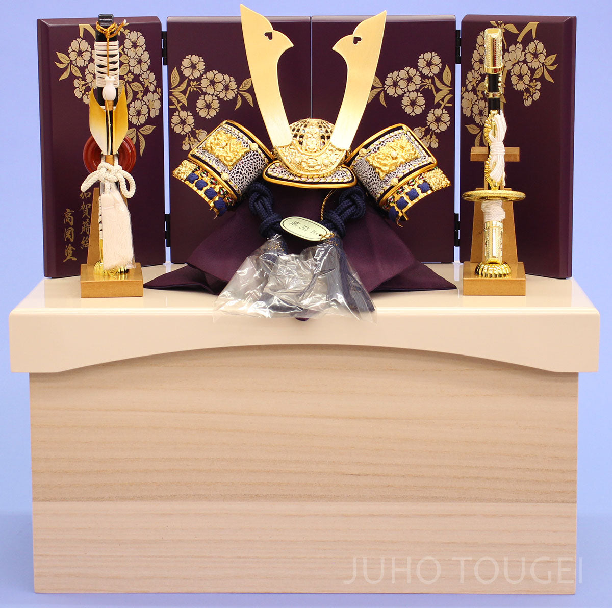 五月人形用付属品、弓太刀セット単品販売 6号 白