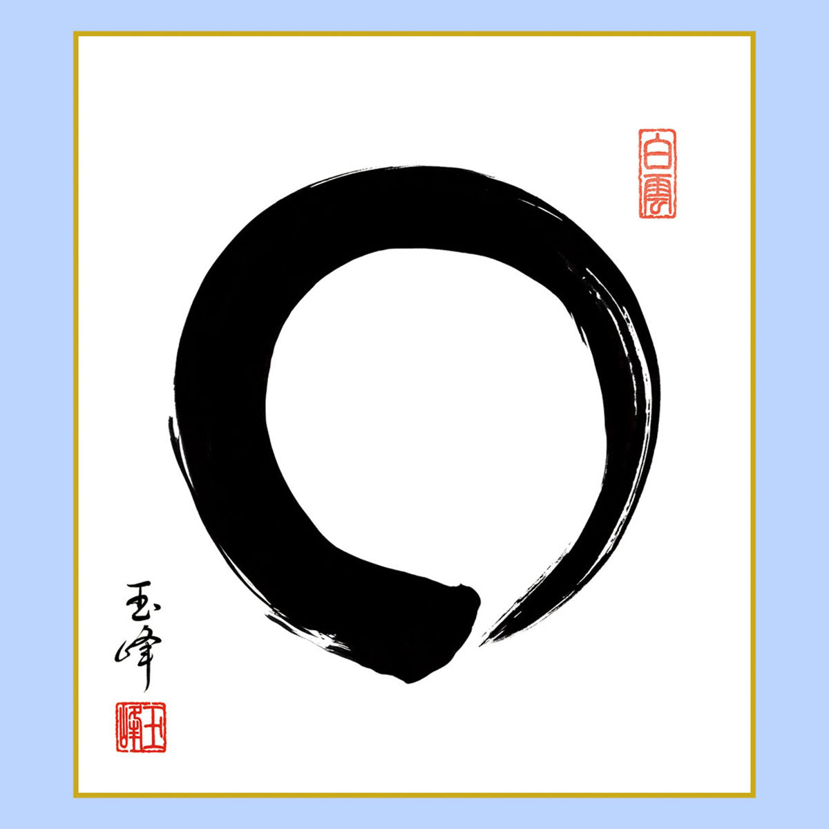 Ink-seki shikishi Enso – 寿鳳人形の東芸