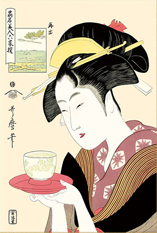 浮世絵 喜多川歌麿 難波屋おきた 複製画
