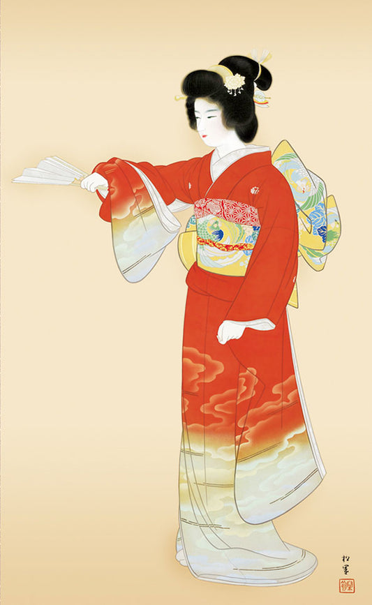 名画複製画 序の舞 上村松園