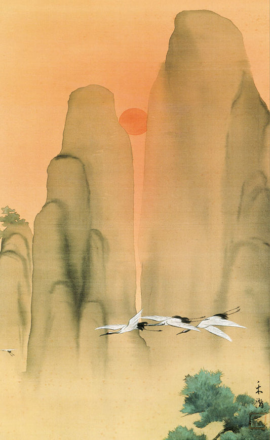 名画複製画 蓬莱図 速水御舟