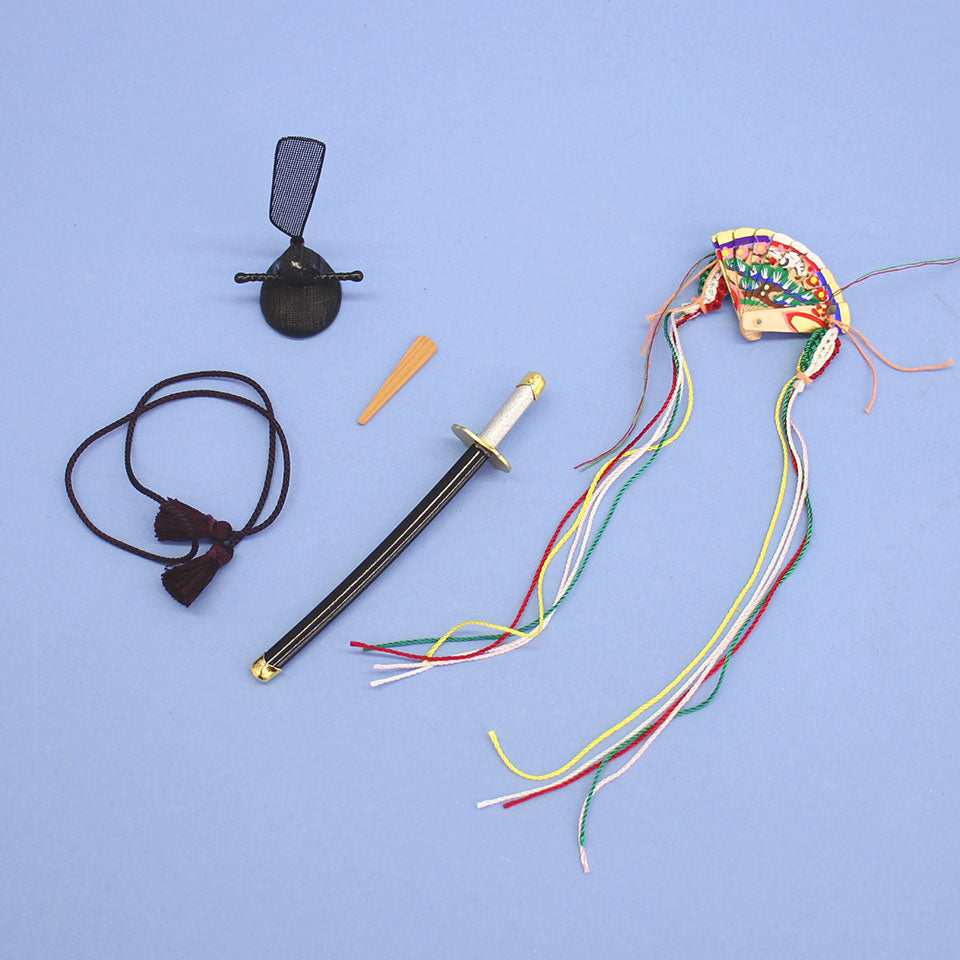 雛人形の持ち物、小道具 親王用 ①葵小道具セット(最小サイズ)