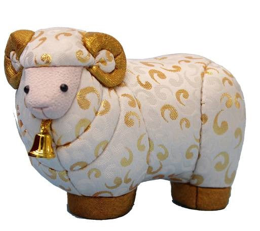 木目込み 未(ひつじ) No,06 輝き