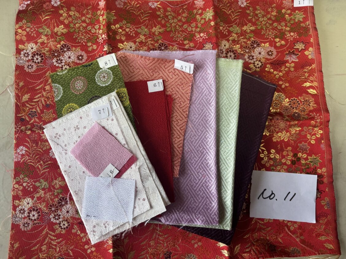 特价锦缎布料碎片・数量限定・No.11