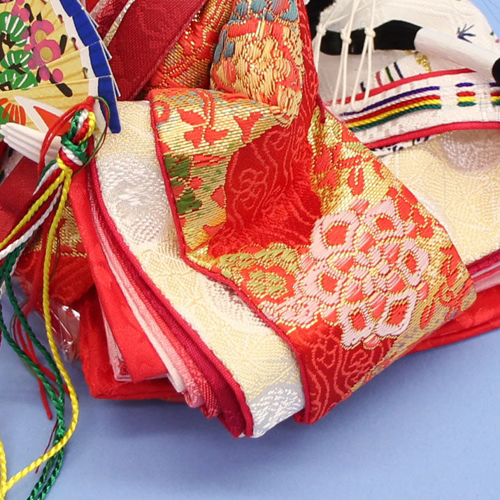 雛人形収納飾り 柳親王家具調ダークブラウン 姫袖