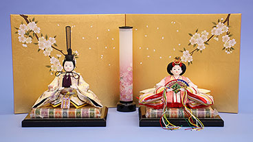 LEDコードレス行灯 24cm 華みゆき(木製)組み合わせイメージ