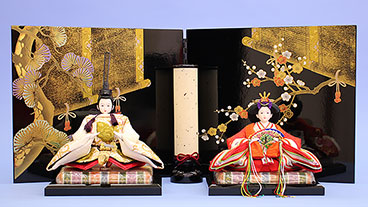 LEDコードレス行灯 24cm 黄なり(木製)組み合わせイメージ