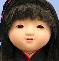 雏人偶,舞蹈人偶,市松人偶,花丸,黑色大花纹