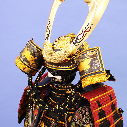 五月人形 単品鎧 高さ125cm 龍玉作 子供着用鎧