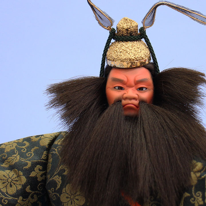 芥子正絹鍾馗出し飾り 顔