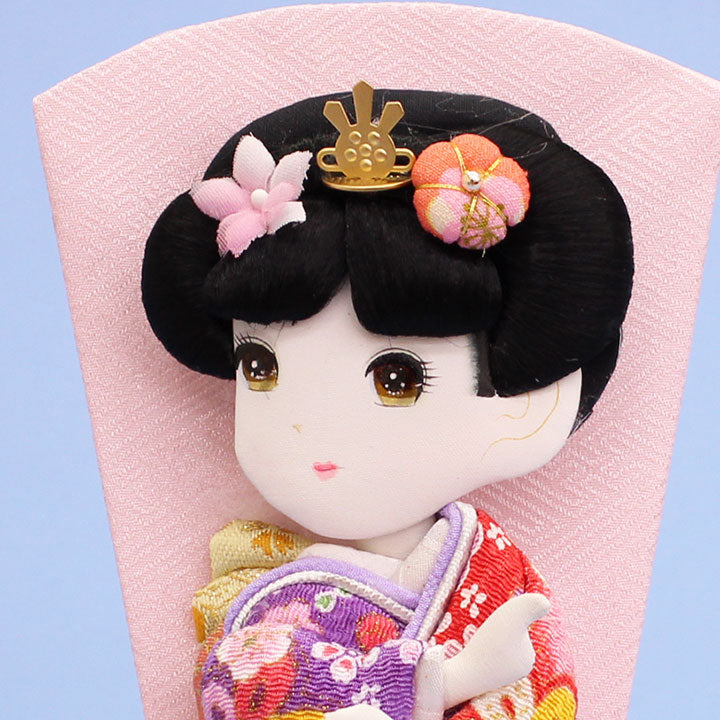 押絵羽子板 6号 ミニ羽子板まちこ お顔