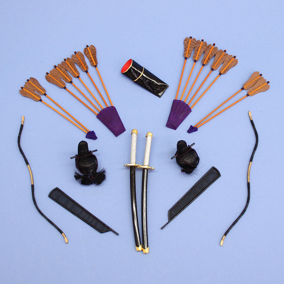 雛人形の持ち物、小道具 随身 ②芥子小道具セット