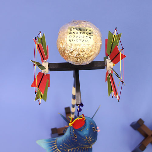 Carp streamer decoration for May dolls, pair, double-sided, size 30, Kashiwa brand