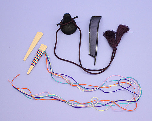 雛人形の持ち物、小道具 木目込み人形 ③大サイズ小道具セット