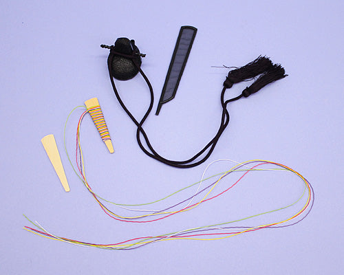 雛人形の持ち物、小道具 木目込み人形 ②中サイズ小道具セット